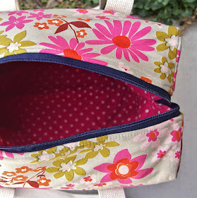 Overnighter Ellie Travel Case Tutorial by Heidi Staples of Fabric Mutt