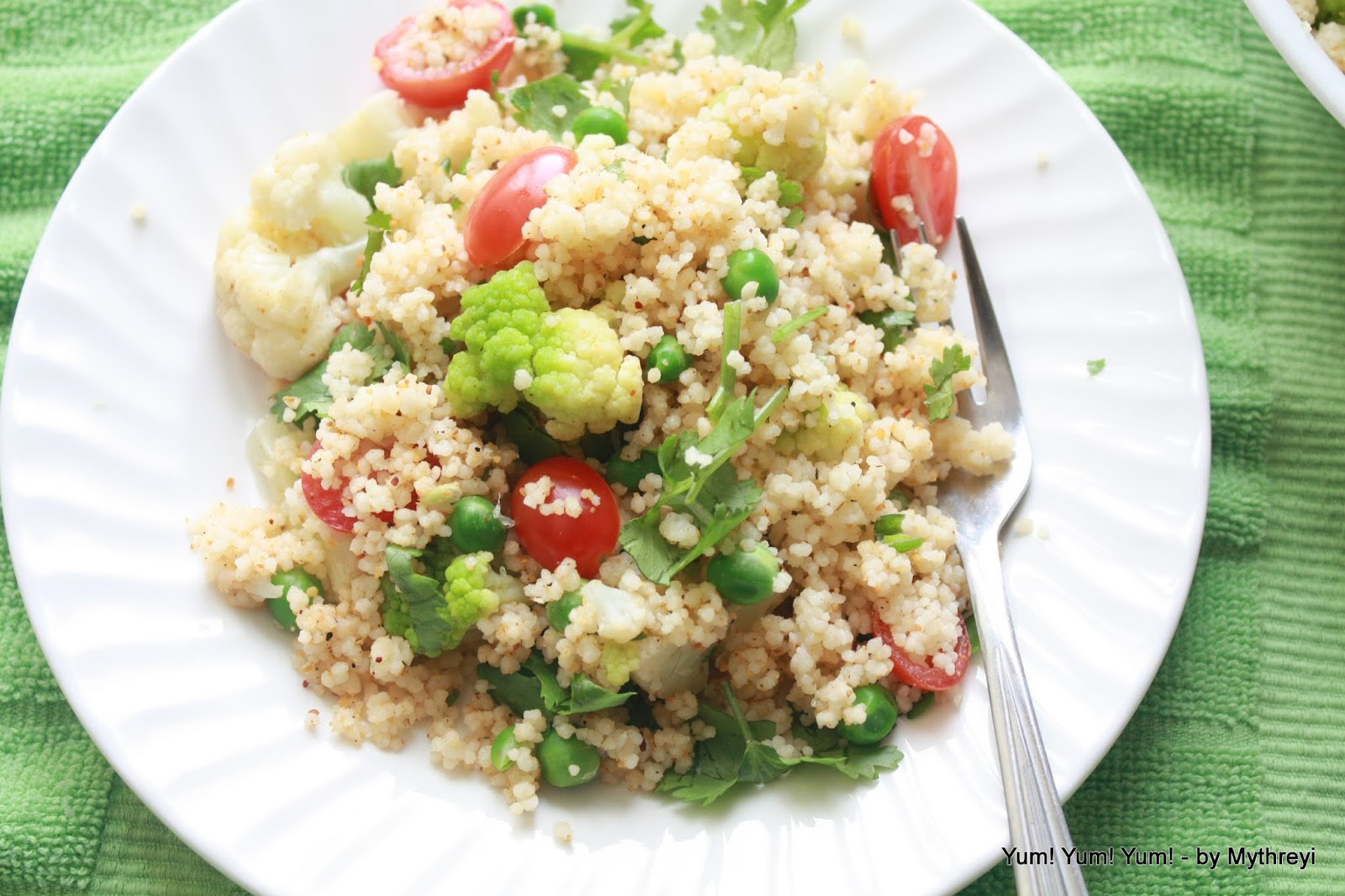 Yum! Yum! Yum! Cauliflower CousCous Salad