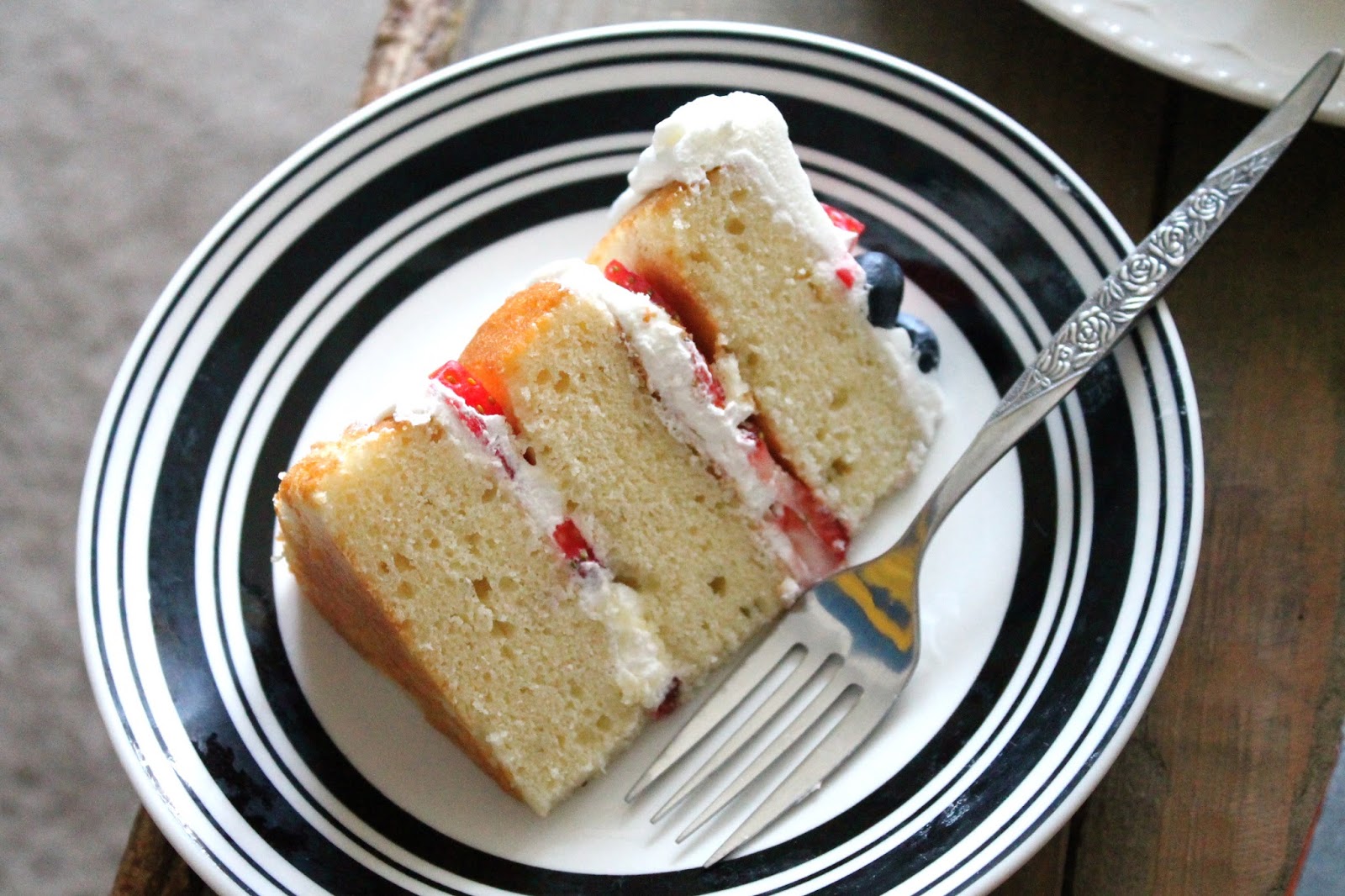 Vanilla Cake with Fresh Whipped Cream Confectionary Tales of a Bakeaholic