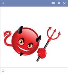 Evil smiley Facebook Devil Emoticon