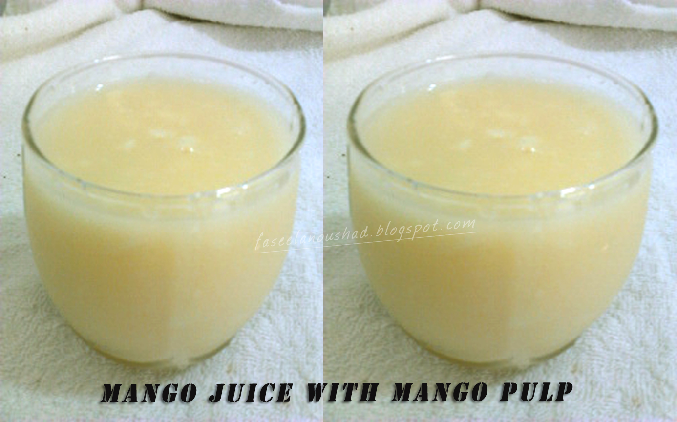 GOOD FOOD ENDS WITH GOOD TALK Mango Juice With Mango Pulp