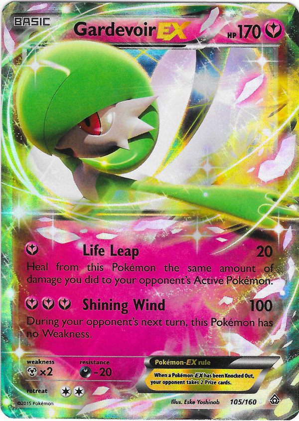 PrimetimePokemon's Blog: Mega Gardevoir EX -- Steam Siege Pokemon Card  Review