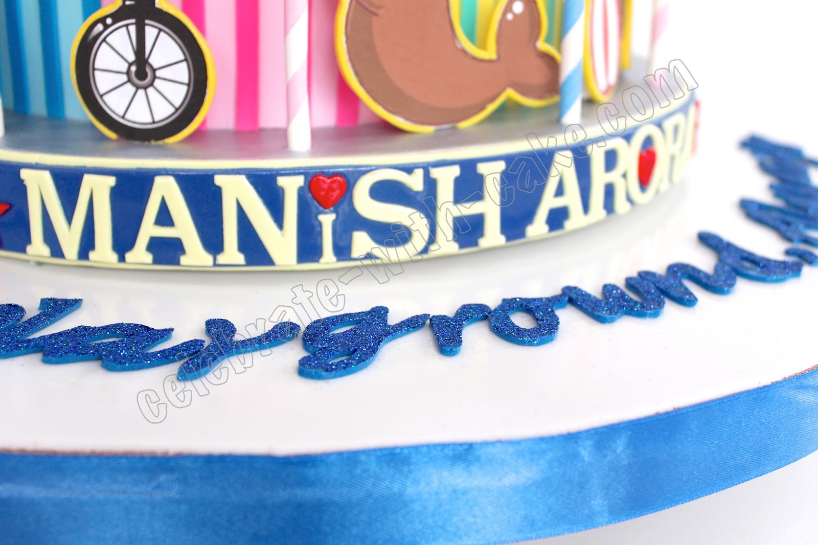 Fun Circus Carousel Cake