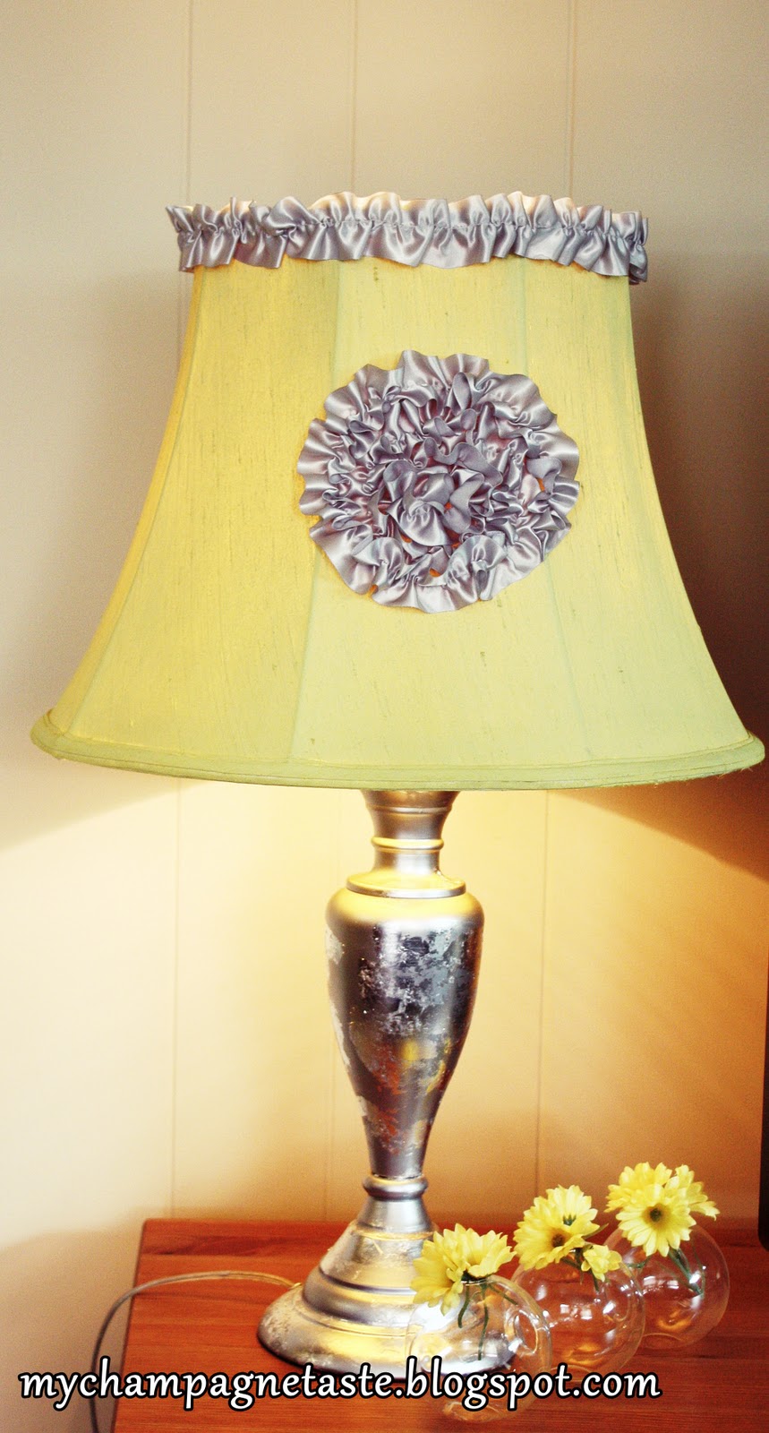 How to Paint a Lampshade Painting Fabric My Name Is Rasha إسمي رشا