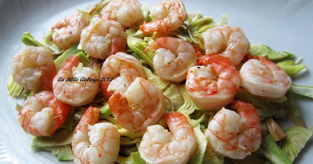 La Belle Auberge Insalata di carciofi e gamberi