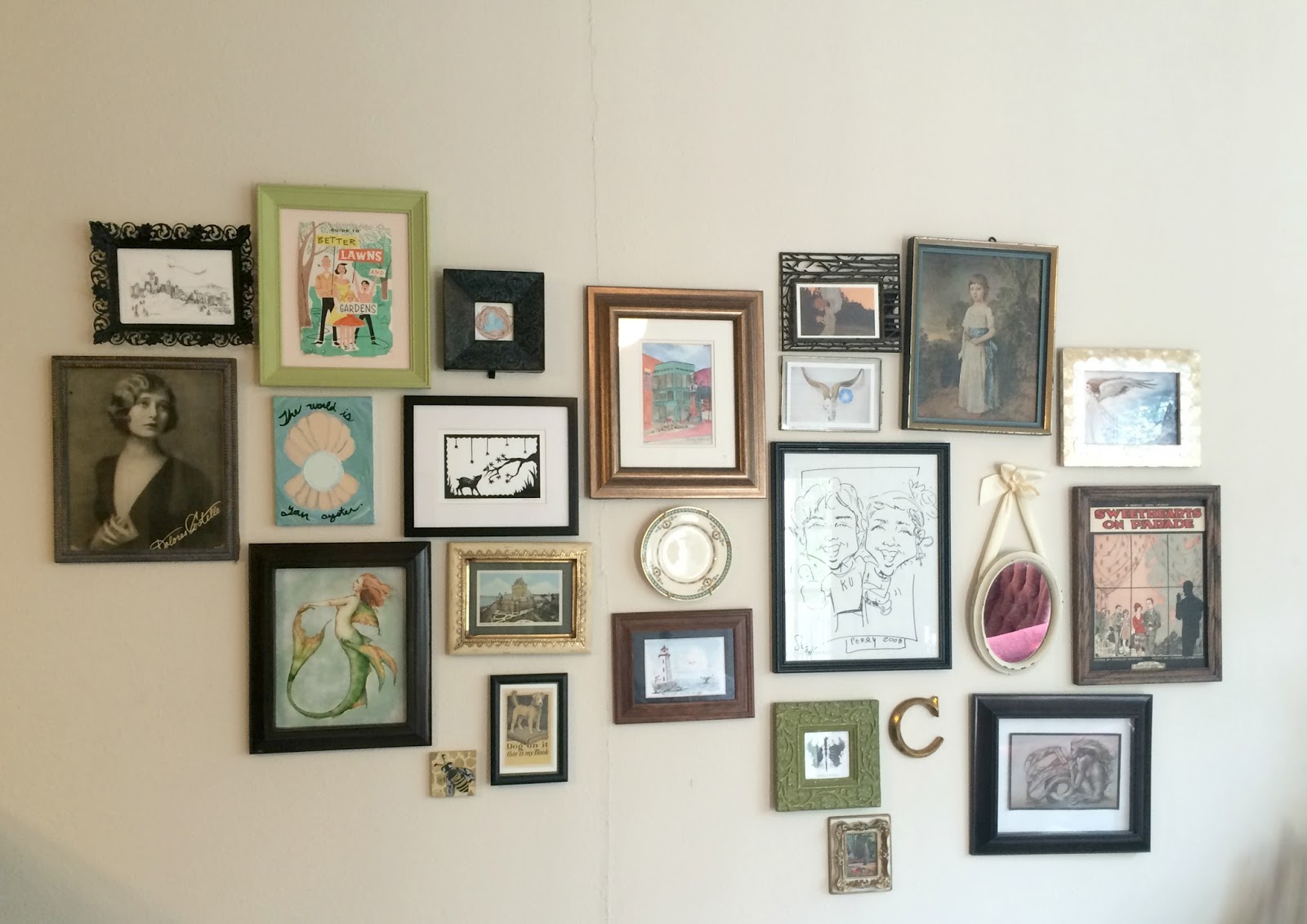 My Favorite Things DIY Wall Collage (On a Budget!) // Labor Day