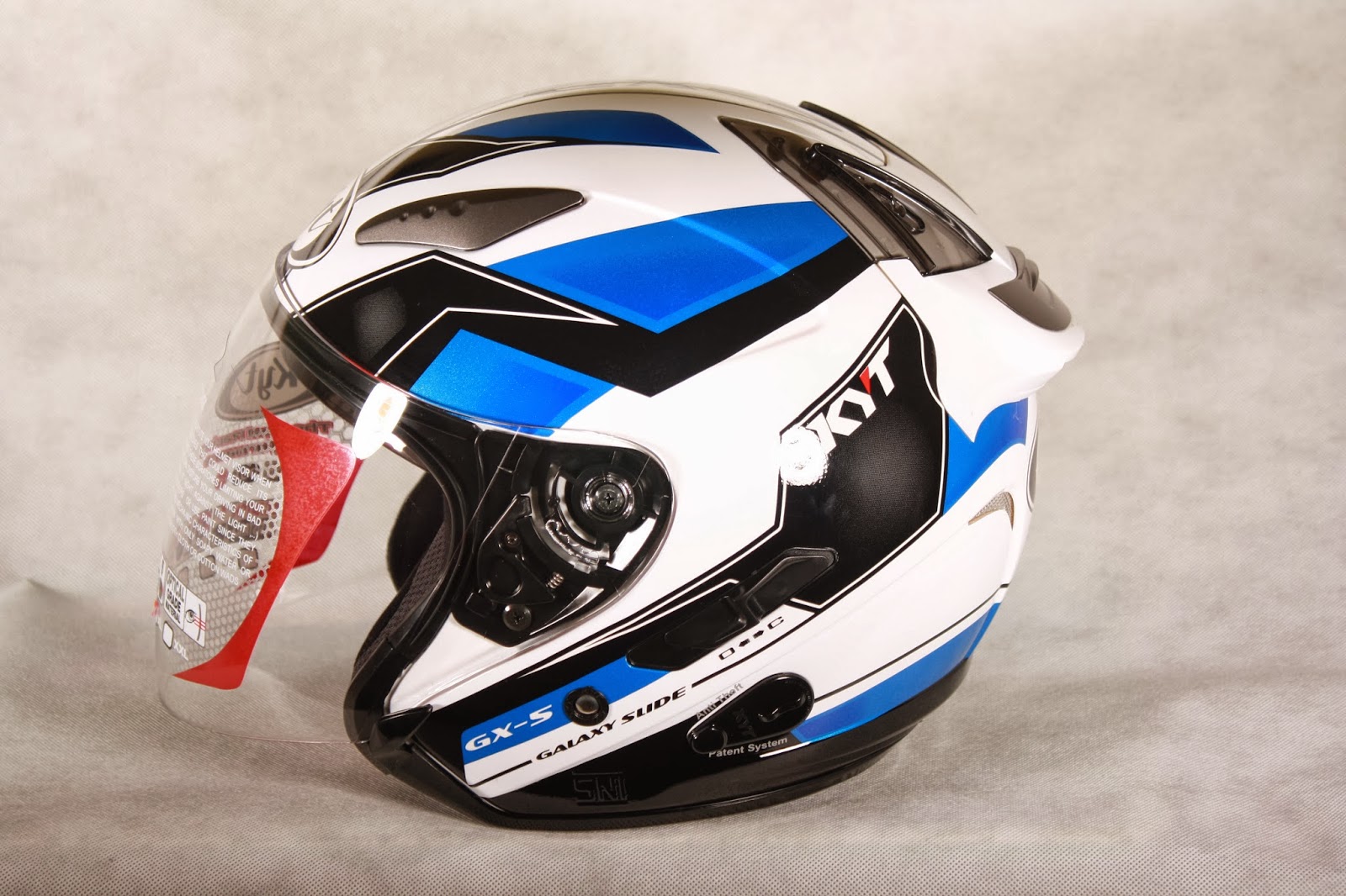 Helm Inside KYT Galaxy Slide 2 White/Blue