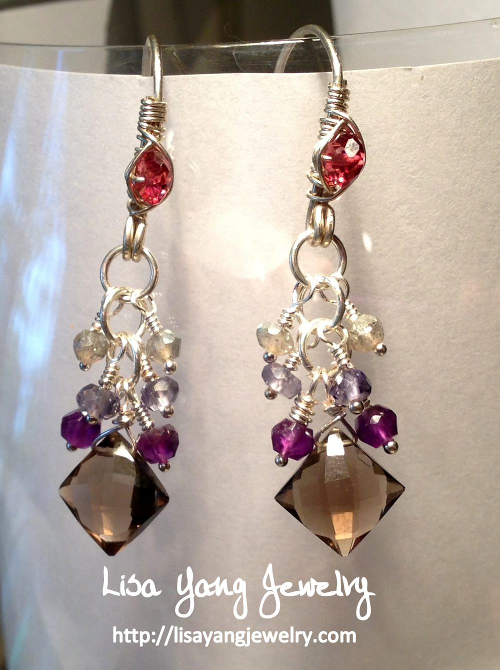 Lisa Yang's Jewelry Blog Gemstone Cluster Earrings