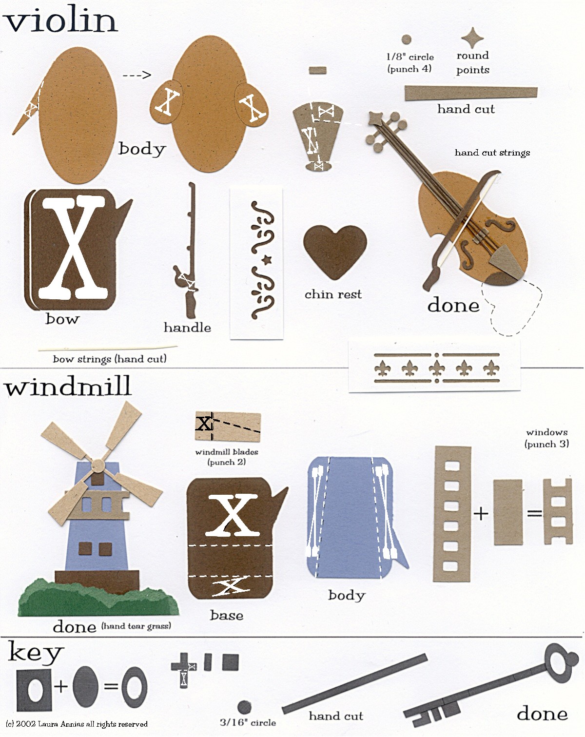 laura's frayed knot PaperPunch Art