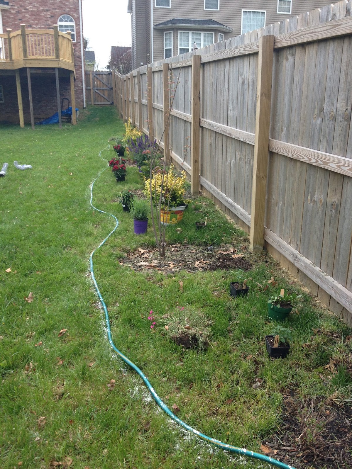 Emily Ann Interiors Installing A New Flower Bed