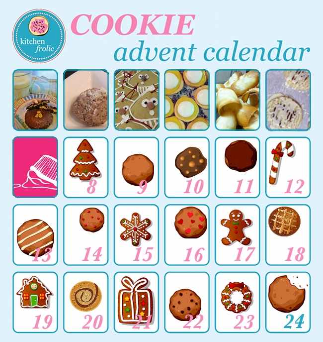 kitchen frolic cookie calendar day 7 shortbread cookies