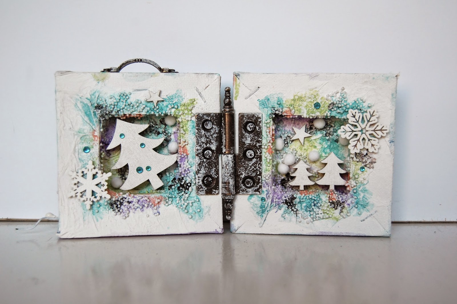 Ingrid's place two mini canvases *13Arts*