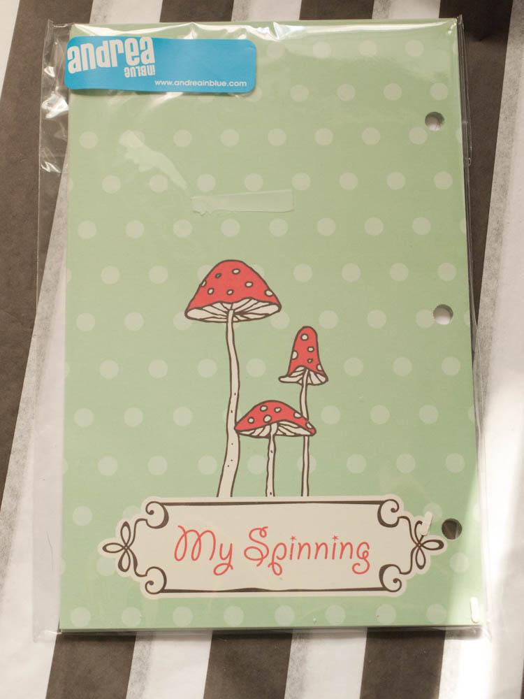 Phat Fiber Sample Box Andrea in Blue Spinning Journal Pages giveaway!