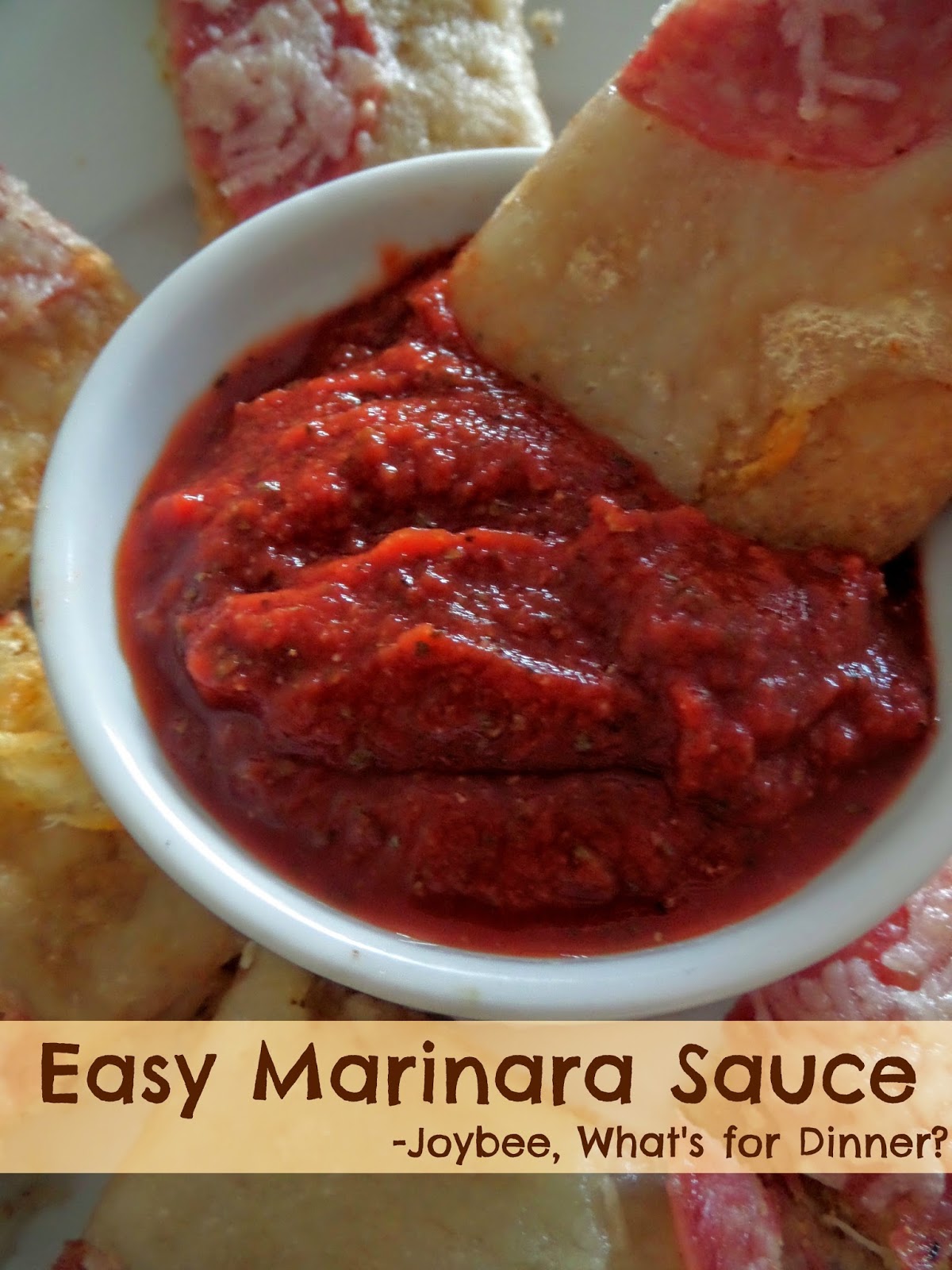 Easy Marinara Sauce | Joybee, What's for Dinner?