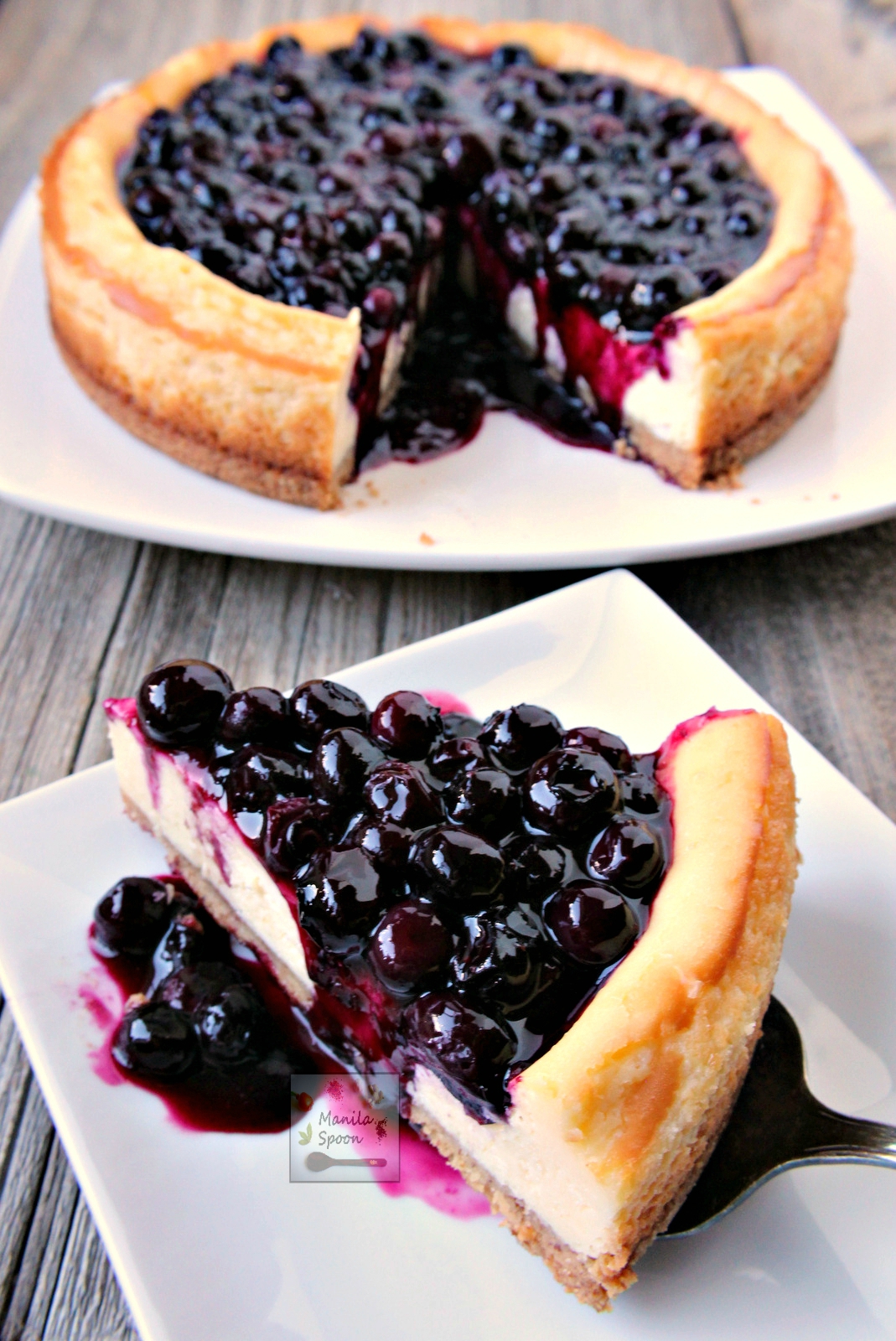 Yummy Blueberry Cheesecake | Manila Spoon