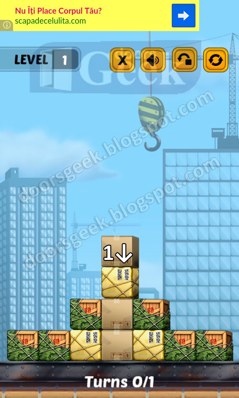 Swap The Box [City] Level 1 Solution Doors Geek