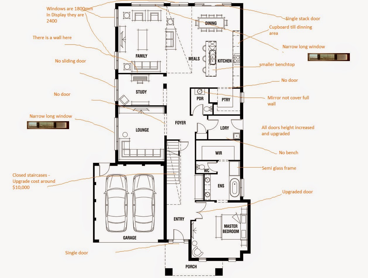 Porter Davis Sandringham Standard Features Ground Floor So many
