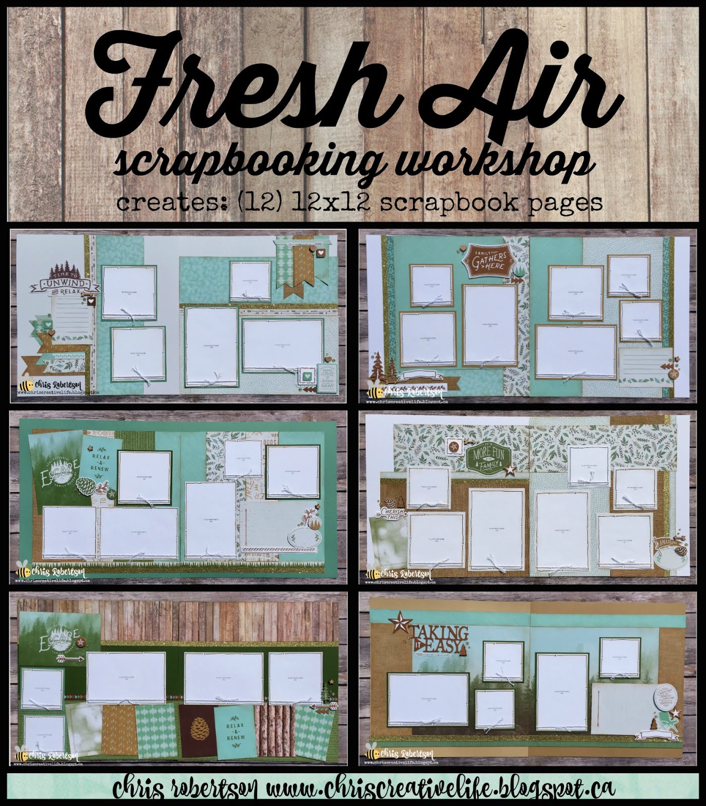 Fresh Air Scrapbooking Workshop