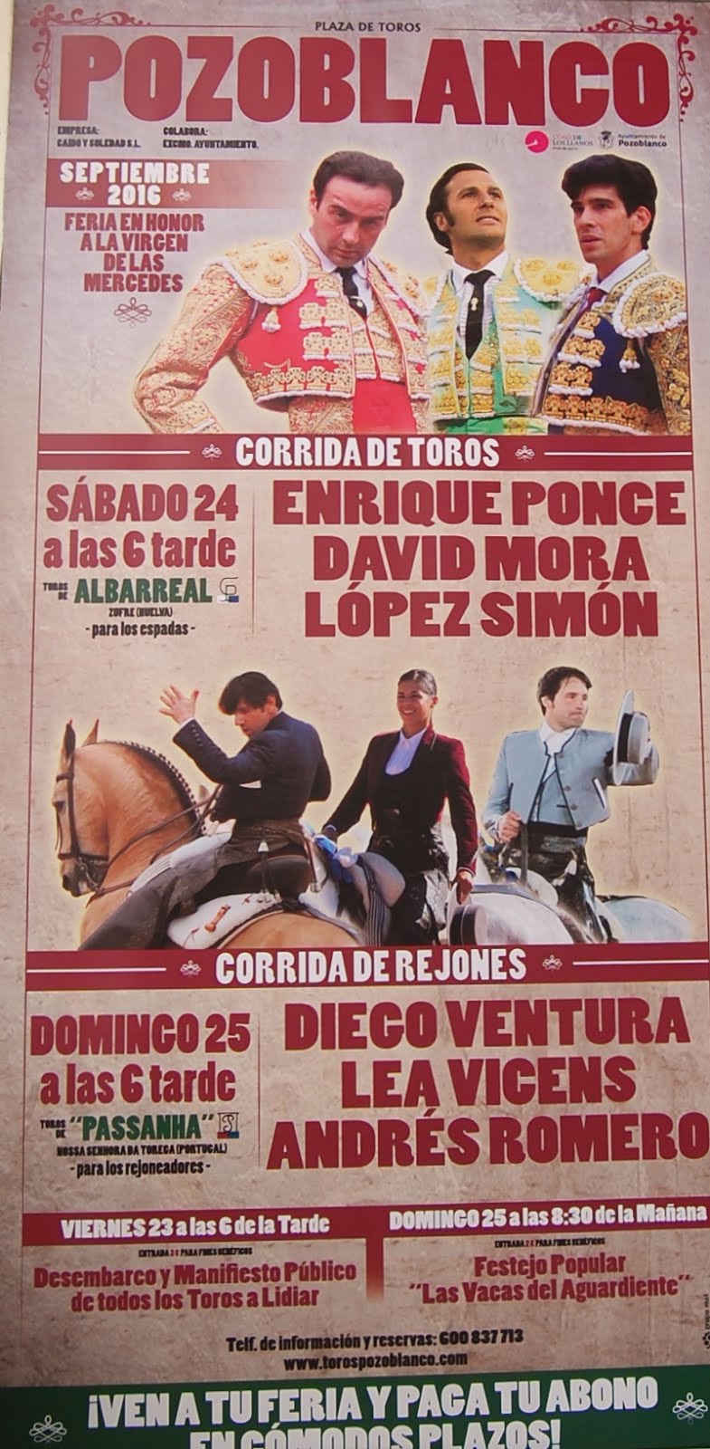 CARTEL POZOBLANCO 2016