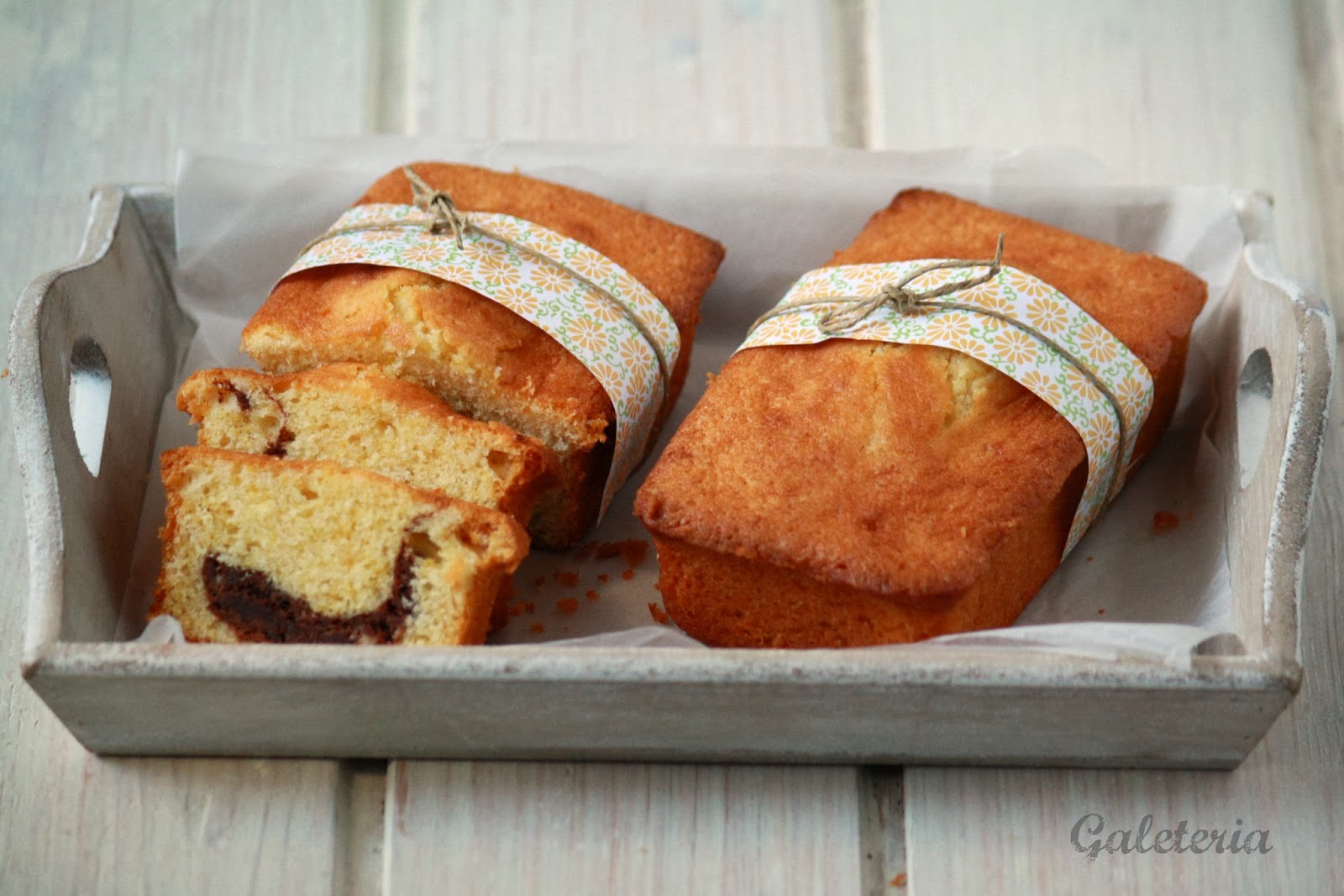 Mini bizcochos marmolados Galeteria recetas de cocina