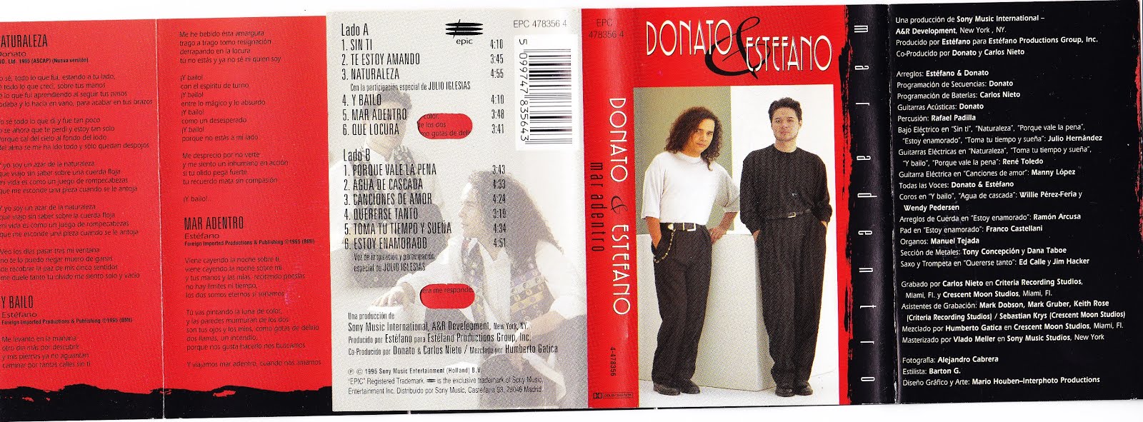 Donato y Estefano – Mar Adentro (1995)