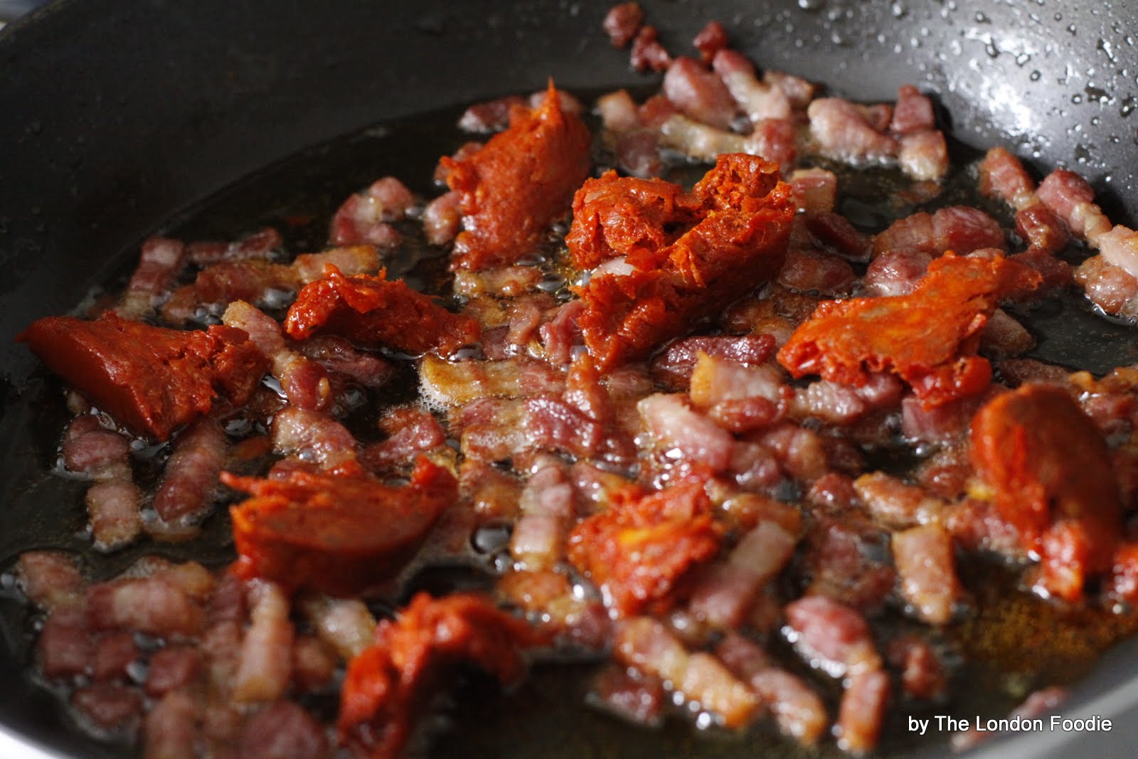 The London Foodie My Recipe for The Nduja Challenge "PanFried Halibut on Butter Beans and