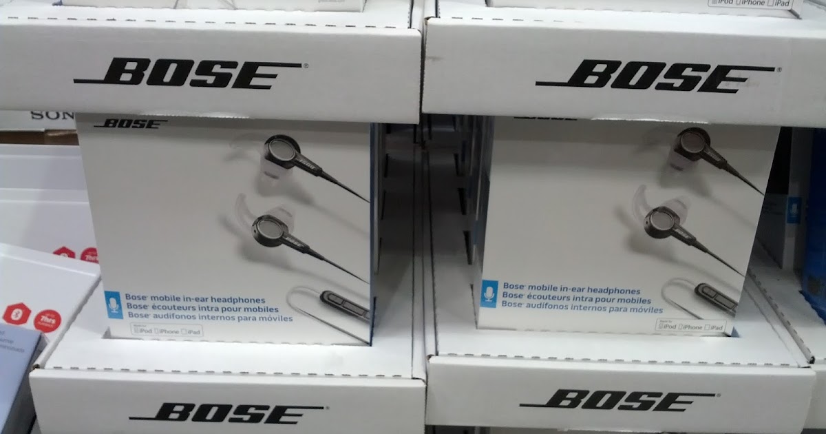 Bose Mobile inear Audio Headphones with Microphone Costco Weekender