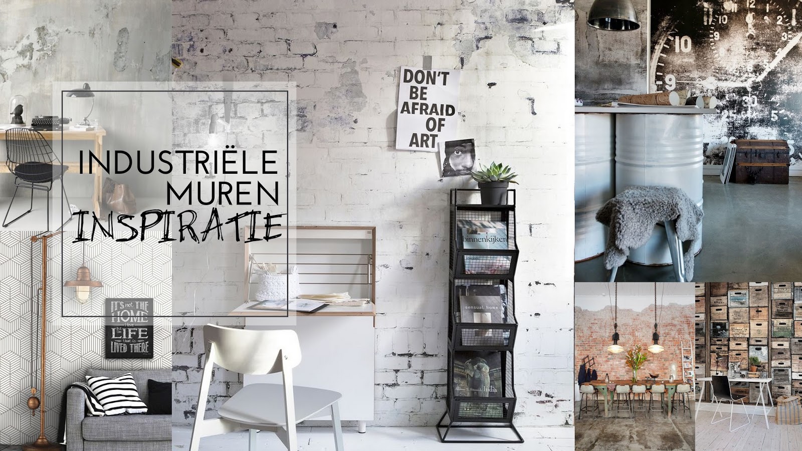 Industriële muren inspiratie judith huls