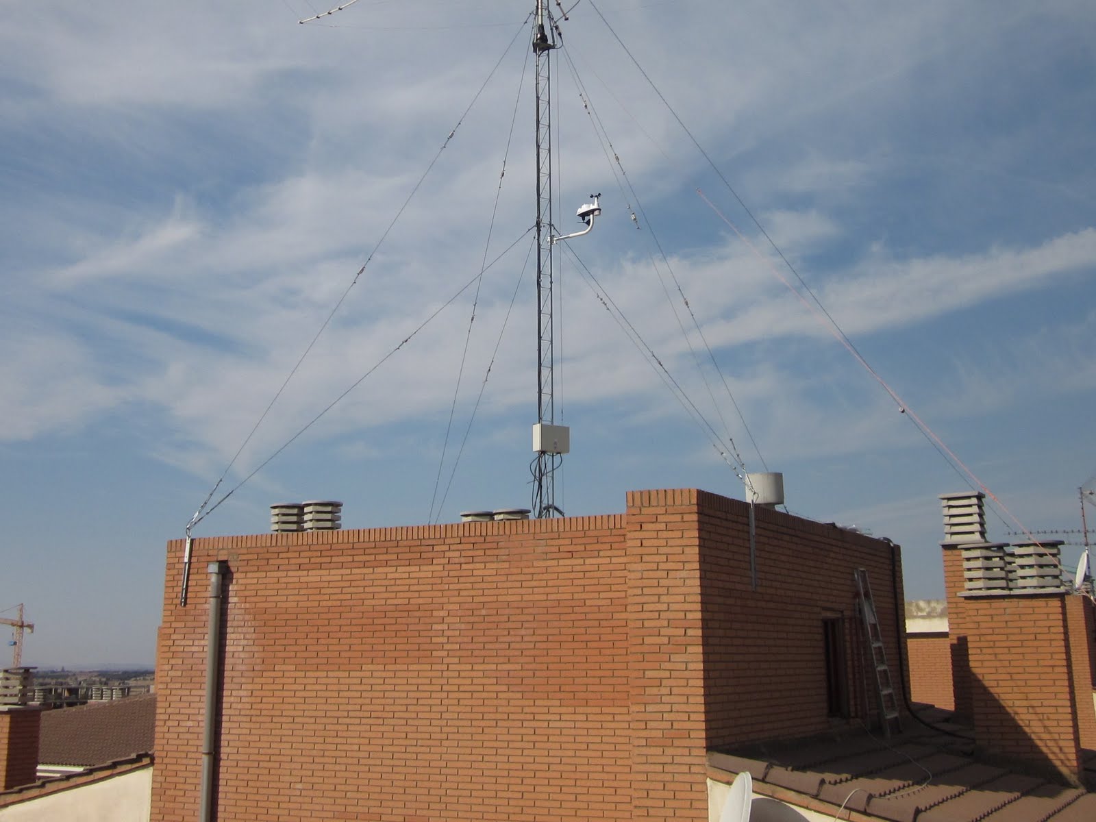 EA2OK Juanjo: Terminada la instalacion de la estacion meteorologica
