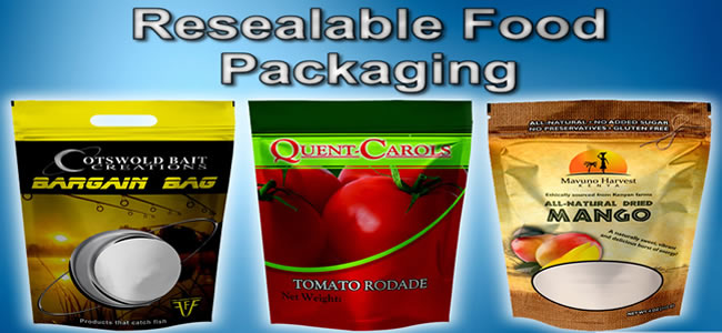 Resealable Packaging Bags