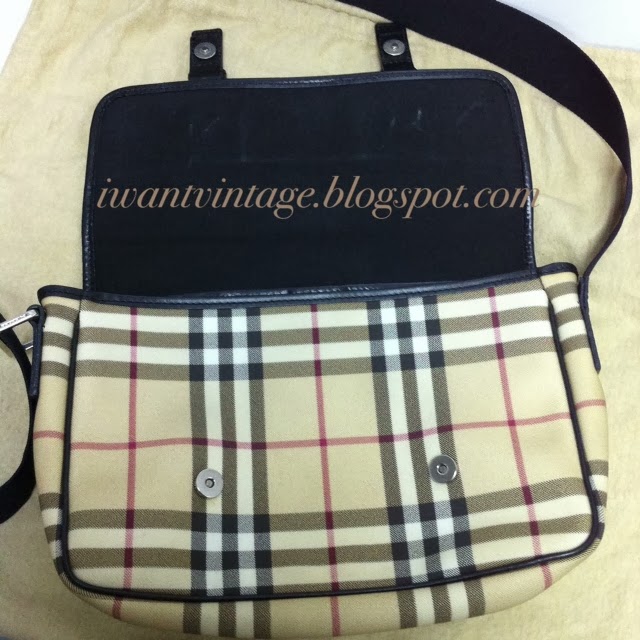 I Want Vintage Vintage Designer Handbags Burberry London Small