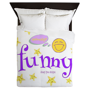 A Funny Thought Queen Duvet