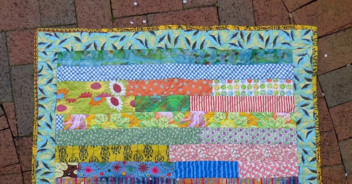 O'Quilts Cut up Jelly Roll Quilt 2