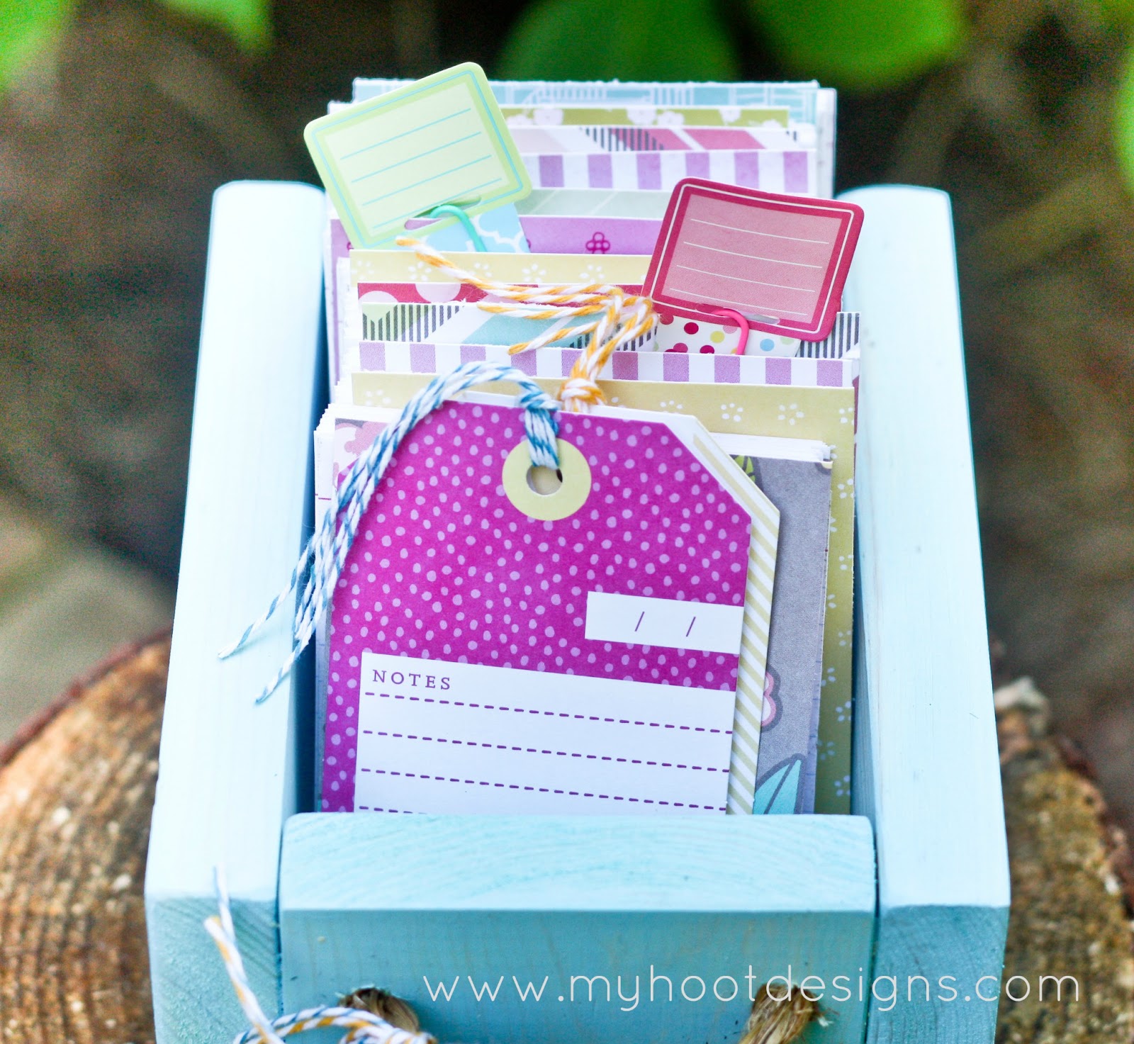 Hoot Designs Twelve Month Calendar Journal Box