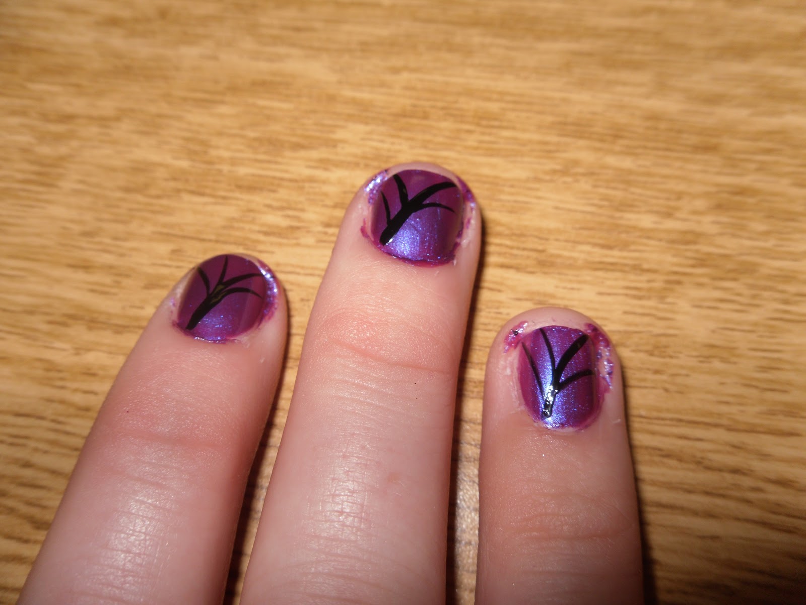 nail art idea for prom