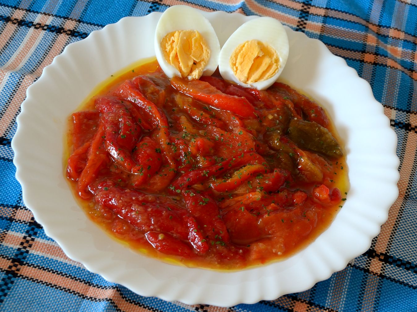 Vamos a hacer de comer: Ensalada de pimientos asados