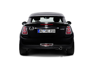 Mini Cooper Coupe 2012 Back View HD Wallpaper