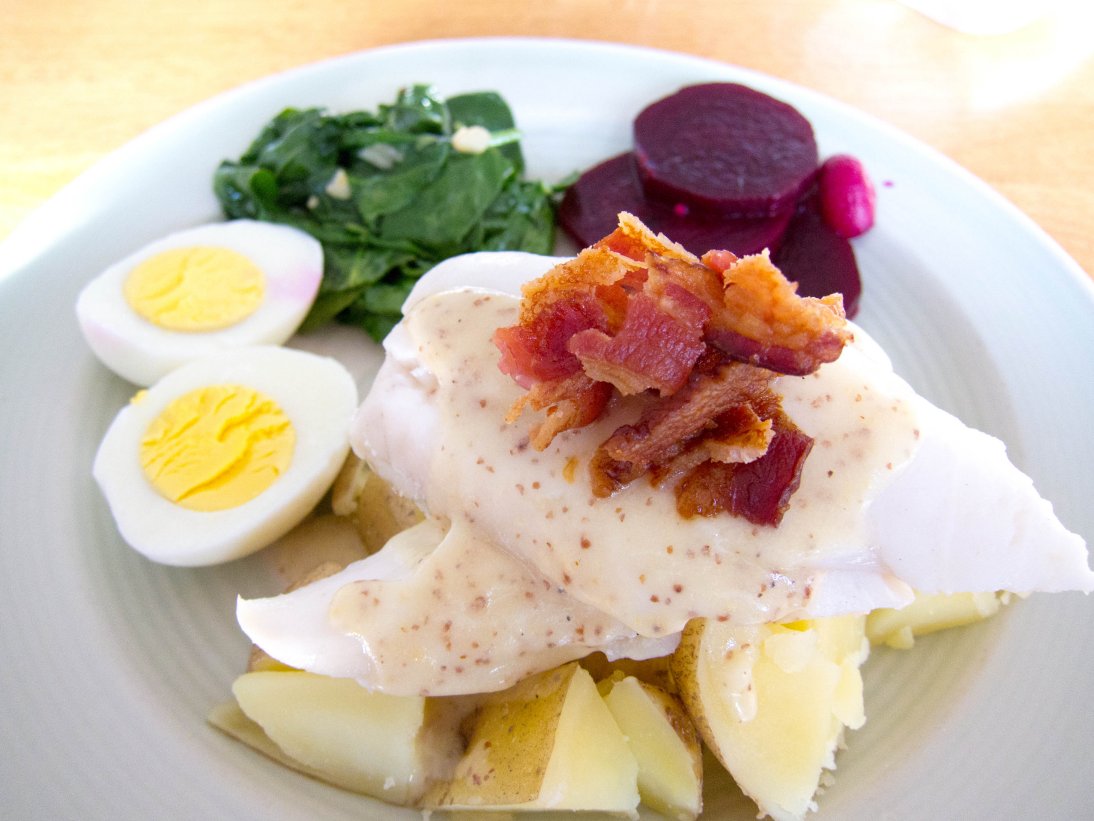 Week 24 Scandinavian Cod in Mustard Sauce with ScandinavianStyle