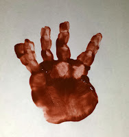 christmas reindeer craft handprint