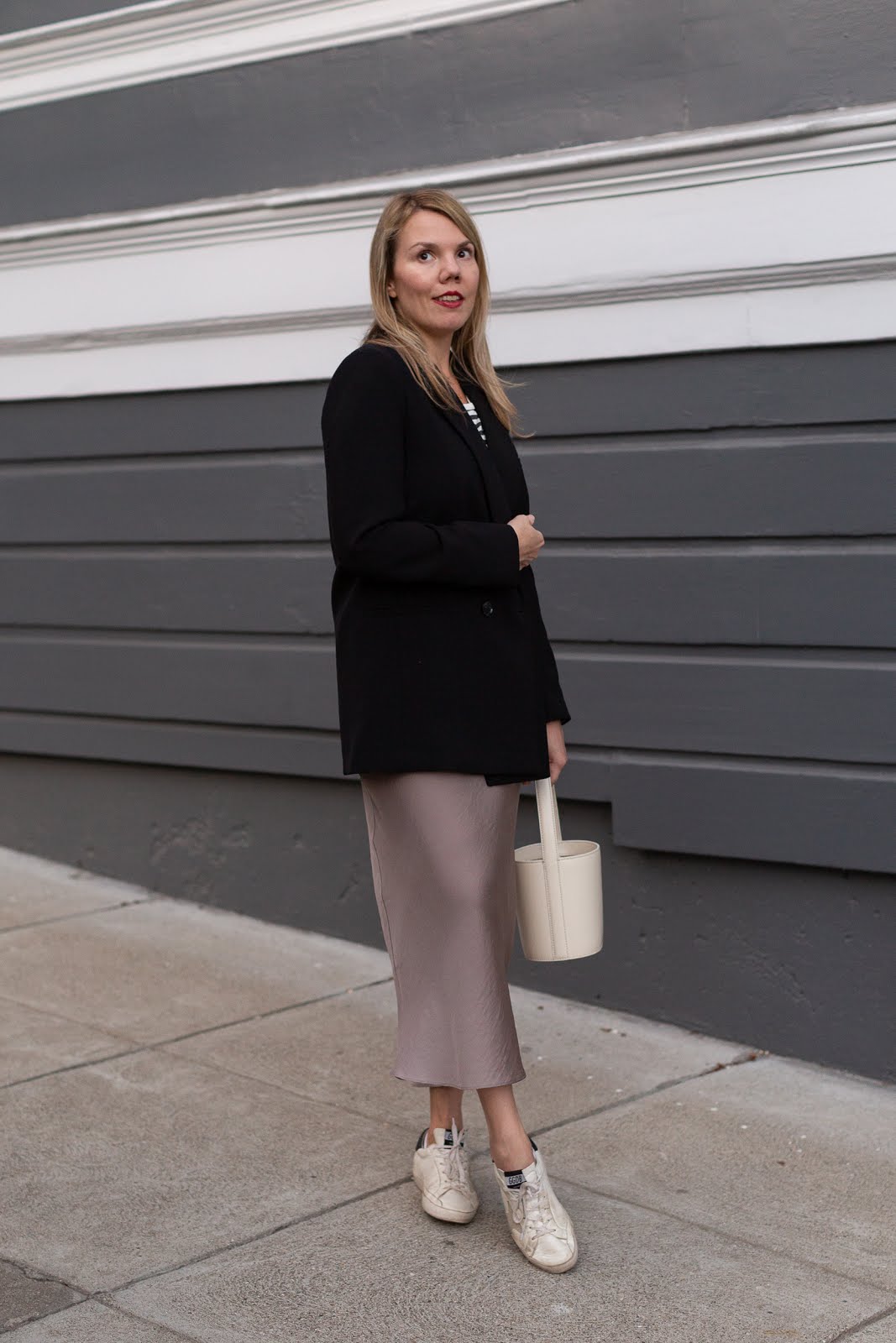 How to wear a slip skirt in fall Cheryl Shops