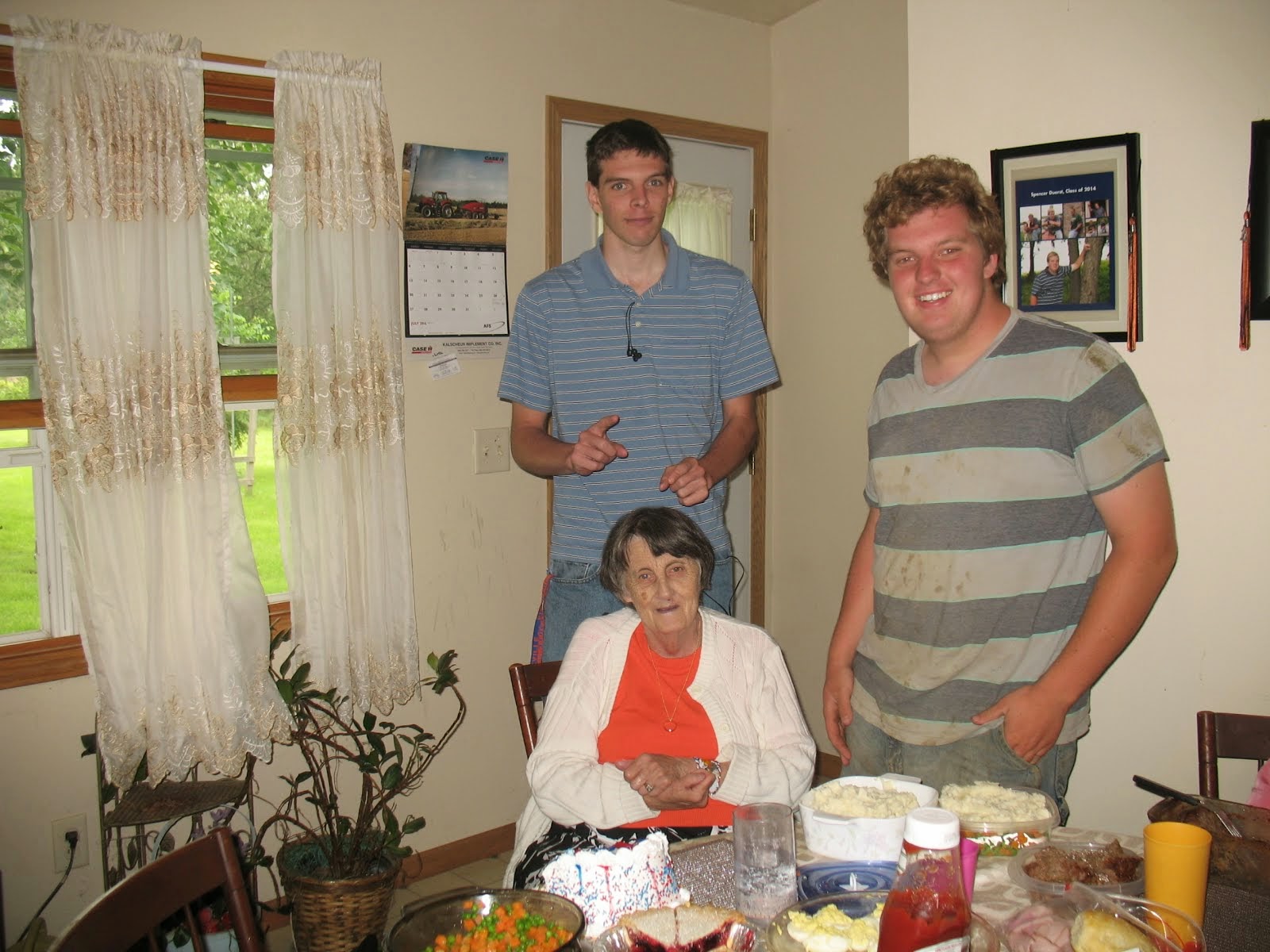 Grandma with the Boys