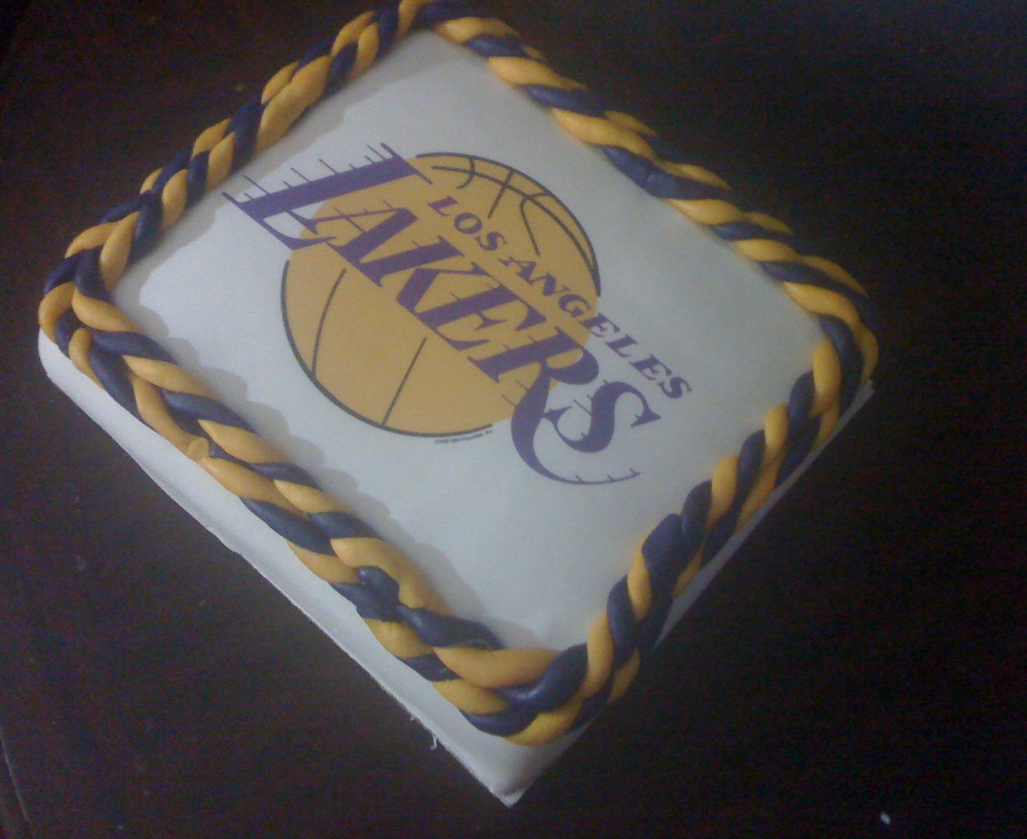 Lakers Wedding Cake