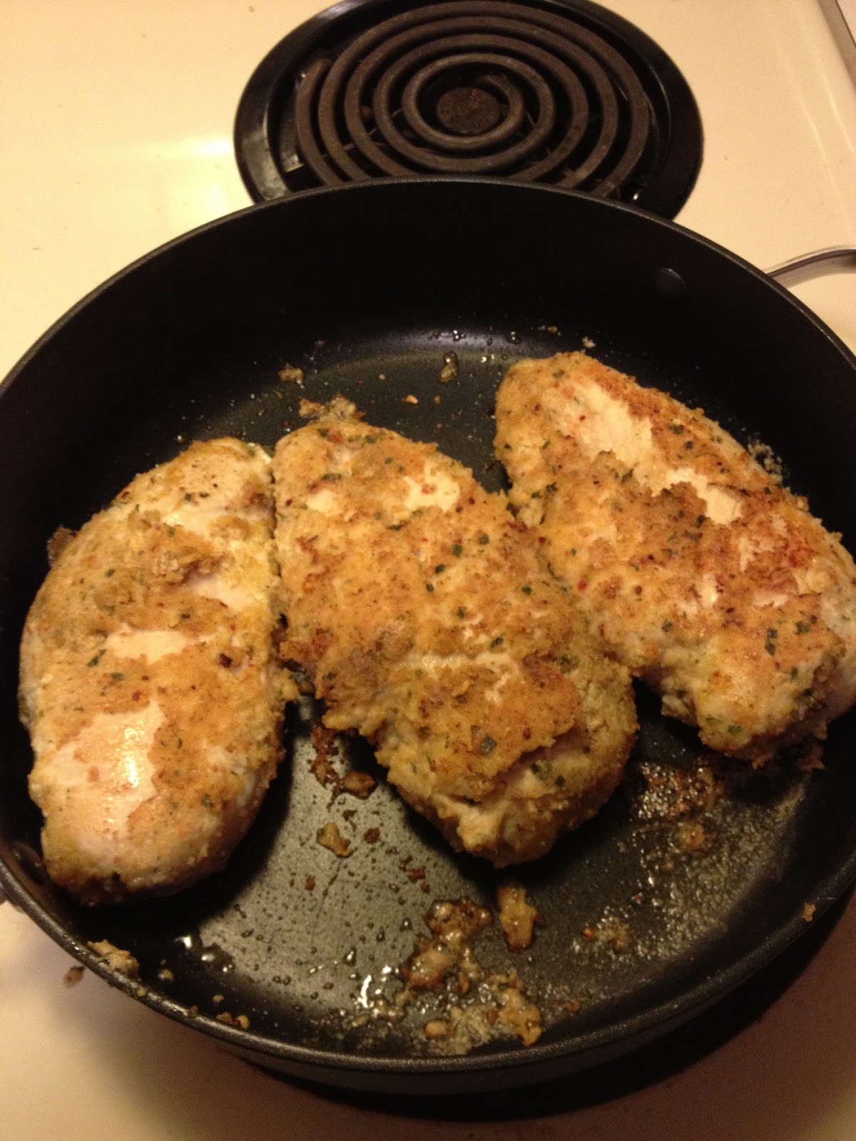 High Hopes & Heartbreak Herb Crusted Chicken in Basil Cream Sauce