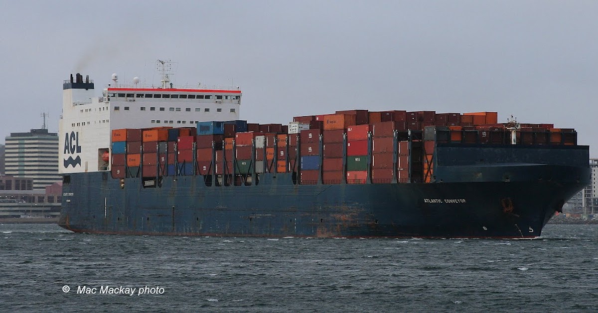 Photo 10X15 6x4 Atlantic Container Line Ship ATLANTIC CONVEYOR Ship Photo