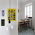 Bold patterns and colours in a Malmö apartment