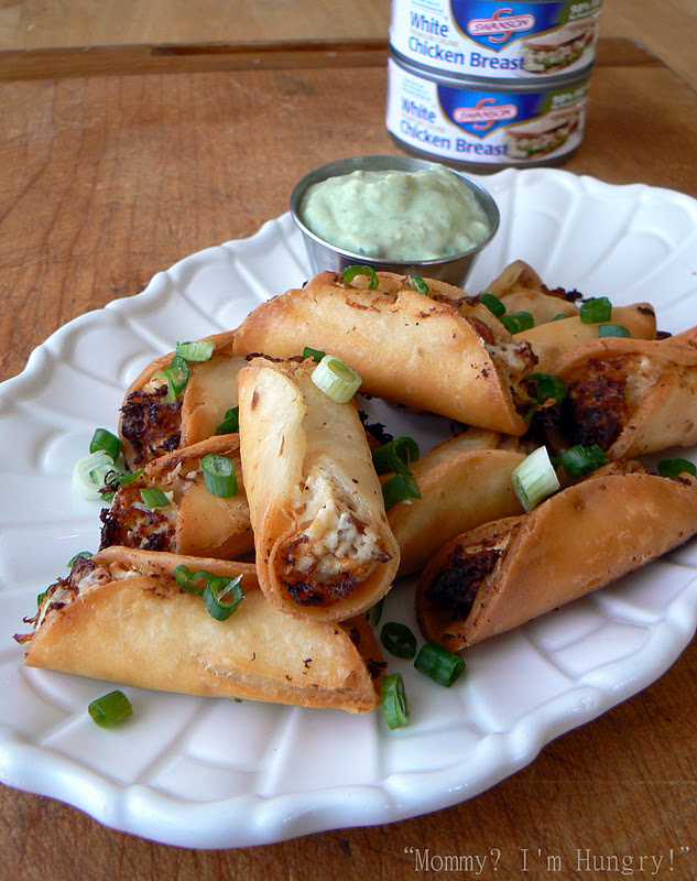 MIH Recipe Blog Chicken, Bacon and Cream Cheese Mini Taquitos