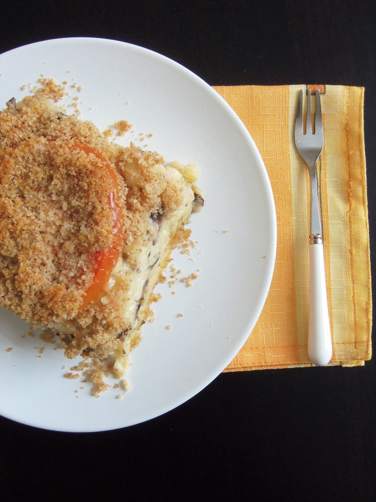 Simply Romanesco Mac and Cheese (with Bacon and Mushrooms)