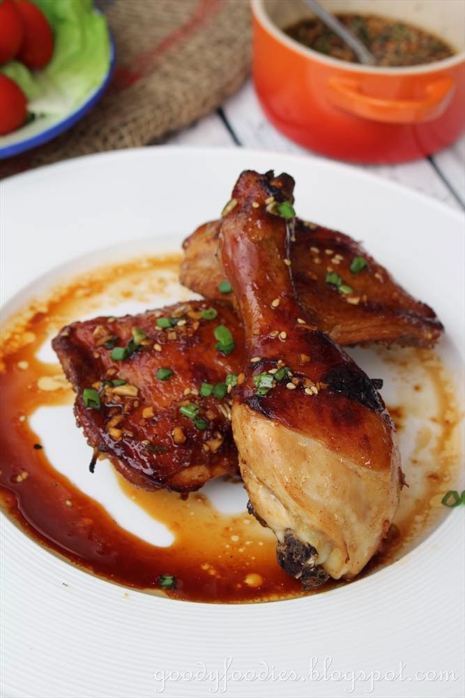 GoodyFoodies Recipe Korean Grilled Chicken (Bobby Flay)