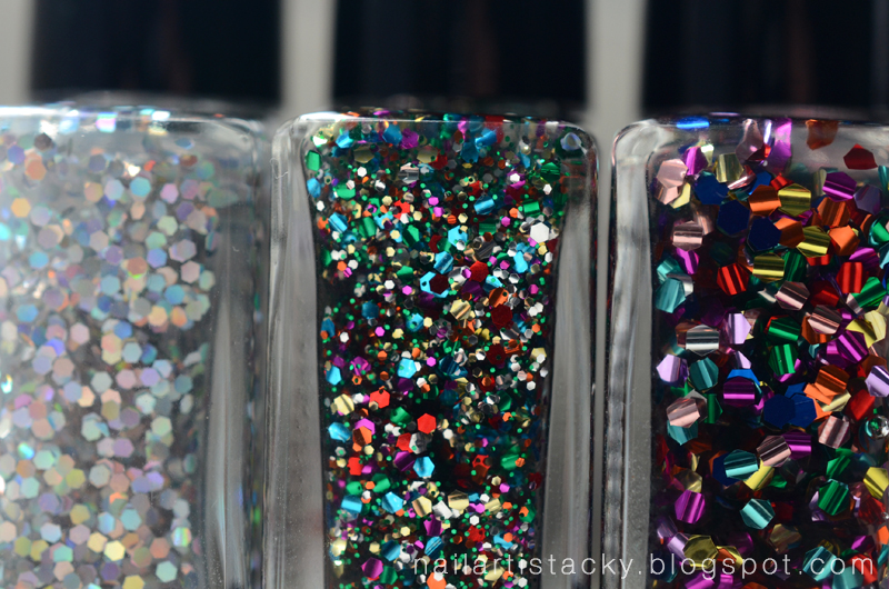 American Apparel Glitters American Apparel Glitter Nail Polish Review