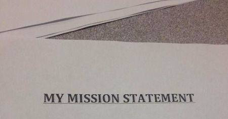 my mission statement